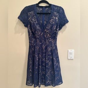 AQUA Lace Cocktail Dress (Size 6)